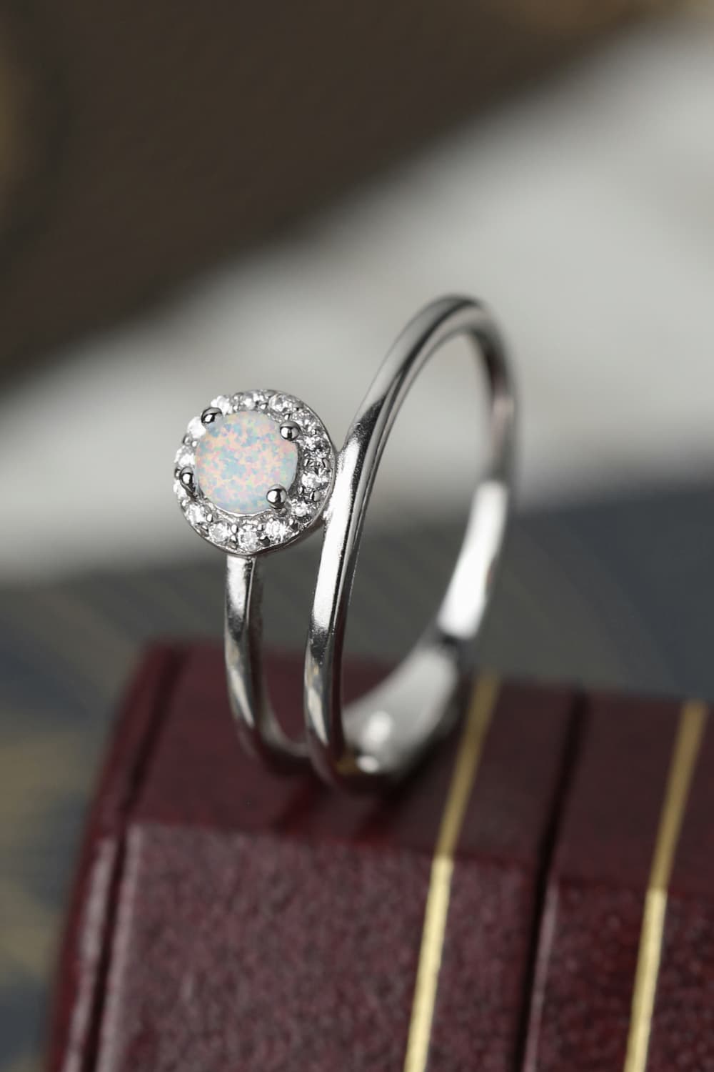 Opal Wrapped Ring - Tangerine Goddess