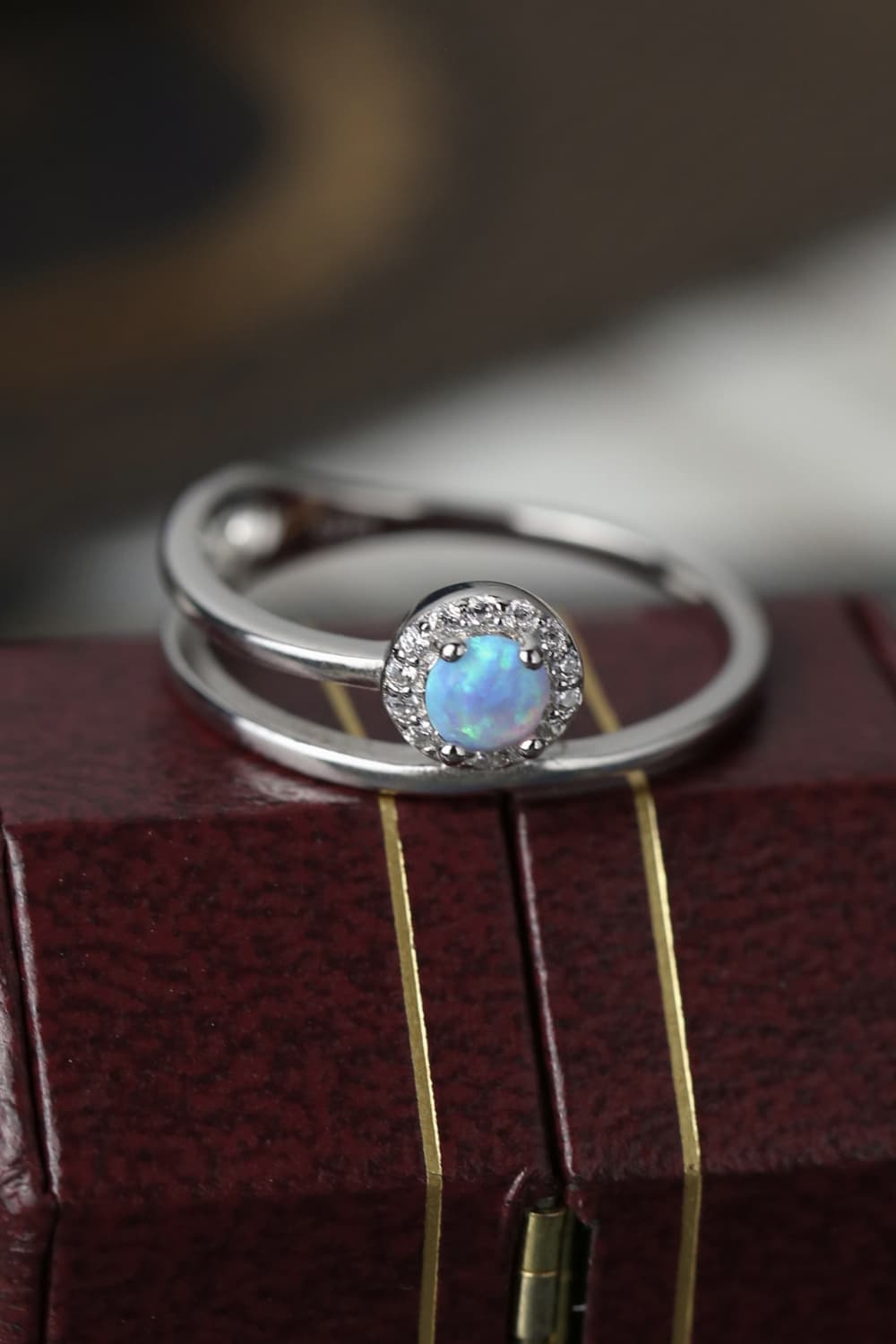 Opal Wrapped Ring - Tangerine Goddess