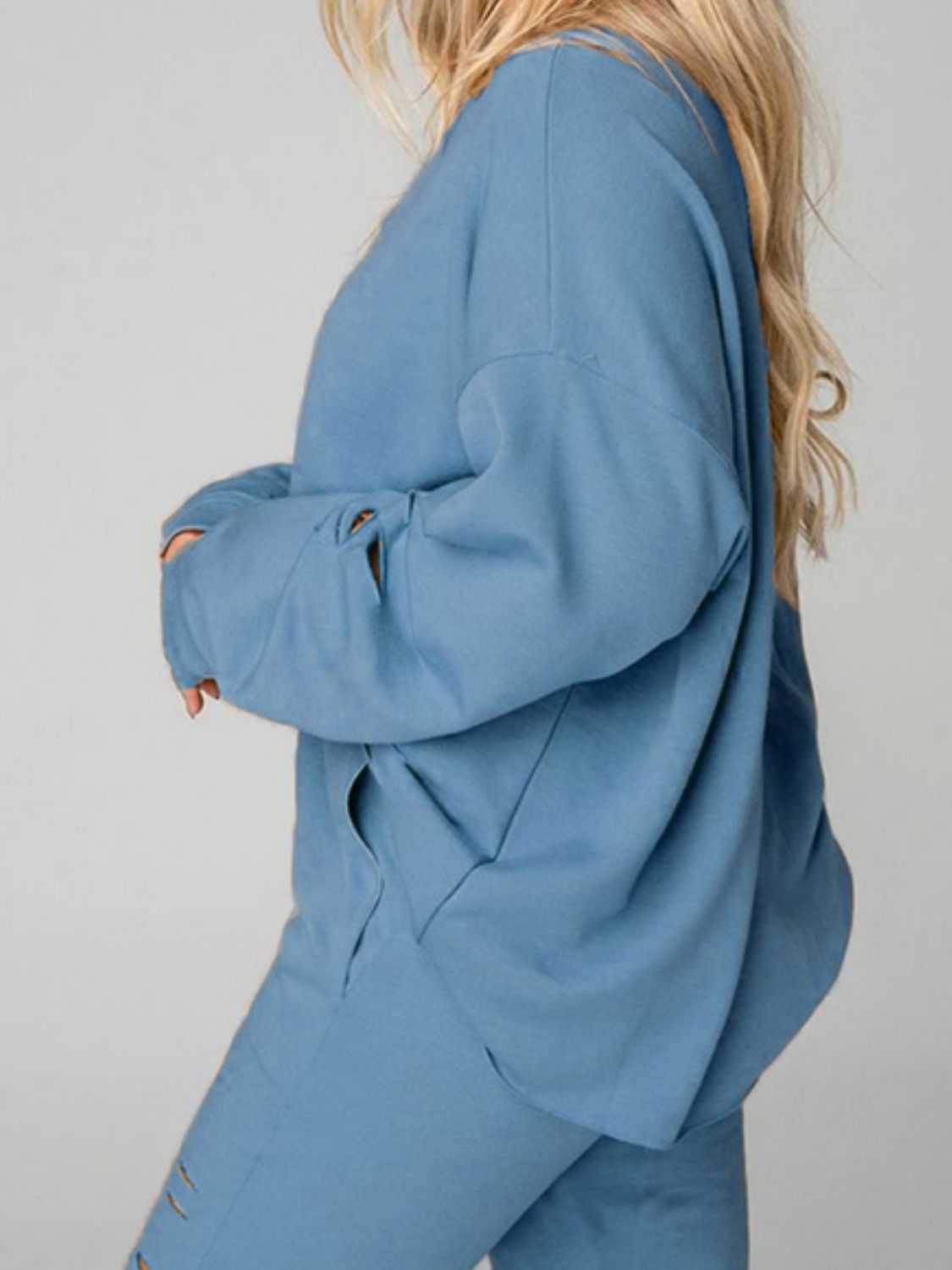 Sweatshirt and Joggers Set - Tangerine Goddess