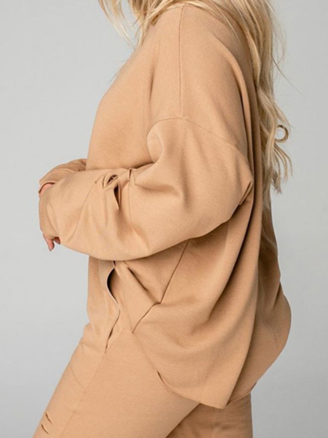 Sweatshirt and Joggers Set - Tangerine Goddess