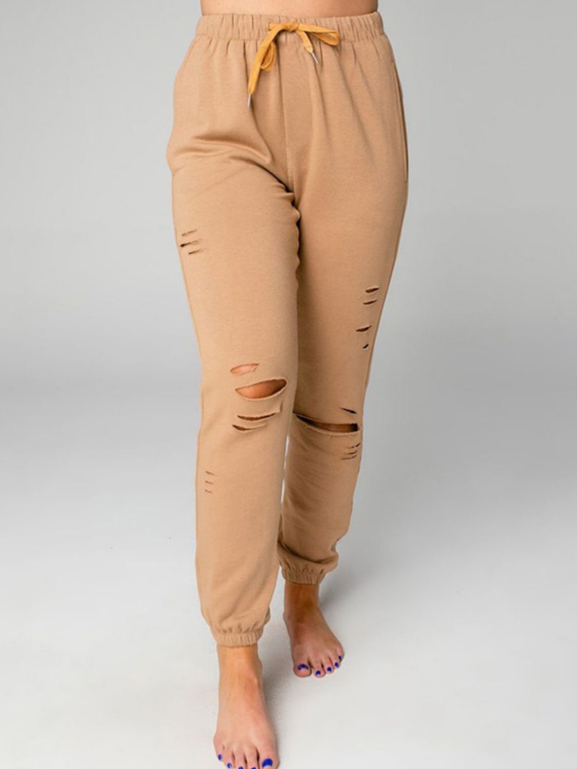 Sweatshirt and Joggers Set - Tangerine Goddess