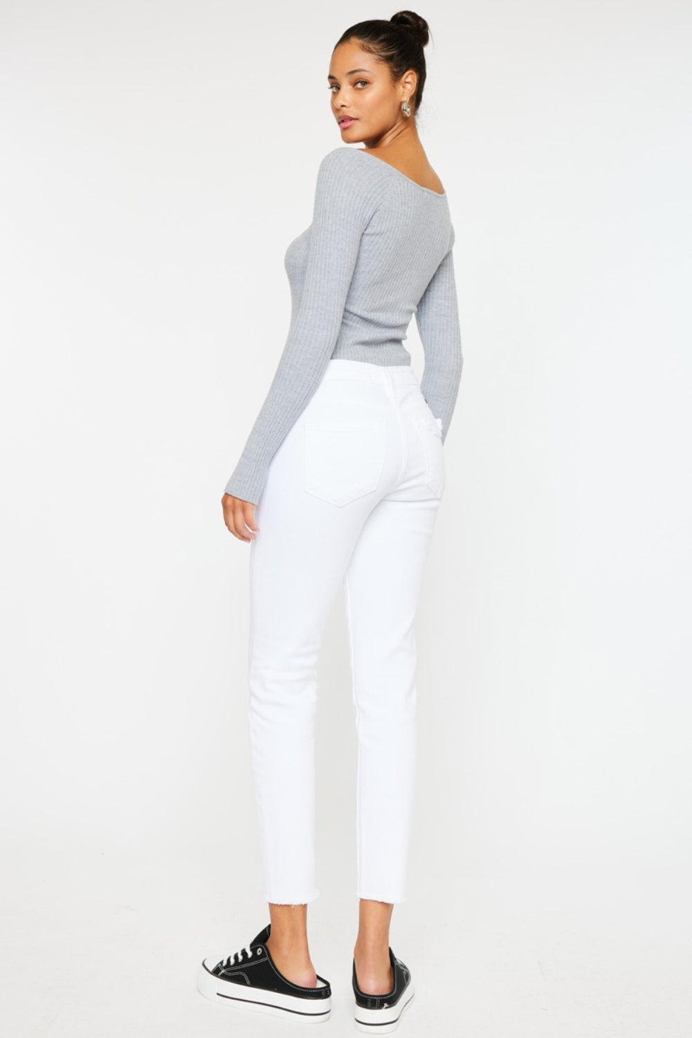 Emery Mid Rise Ankle Skinny Jeans