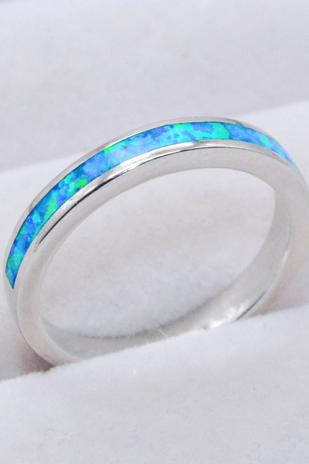 Blue Opal Banded Ring - Tangerine Goddess