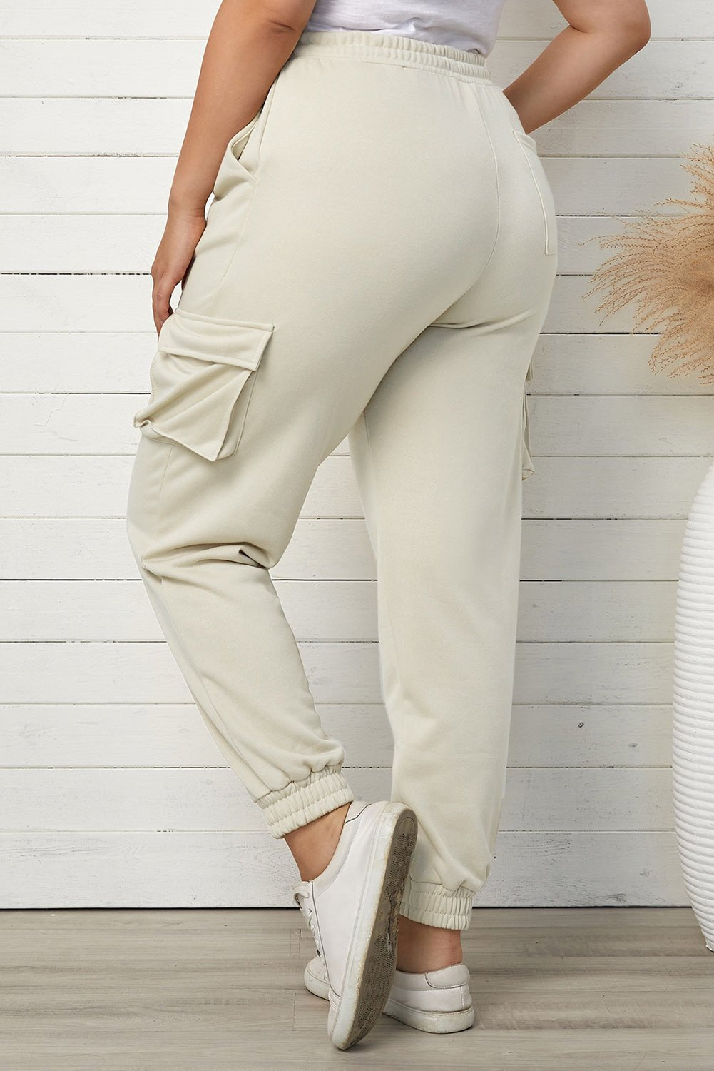 Curve Joggers with Pockets - Tangerine Goddess