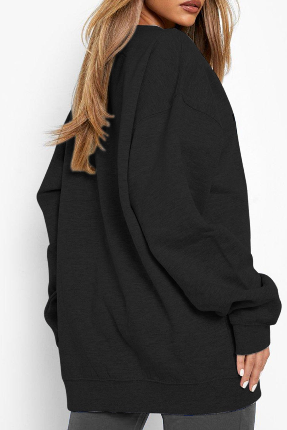 Flower and Butterfly Graphic Sweatshirt - Tangerine Goddess