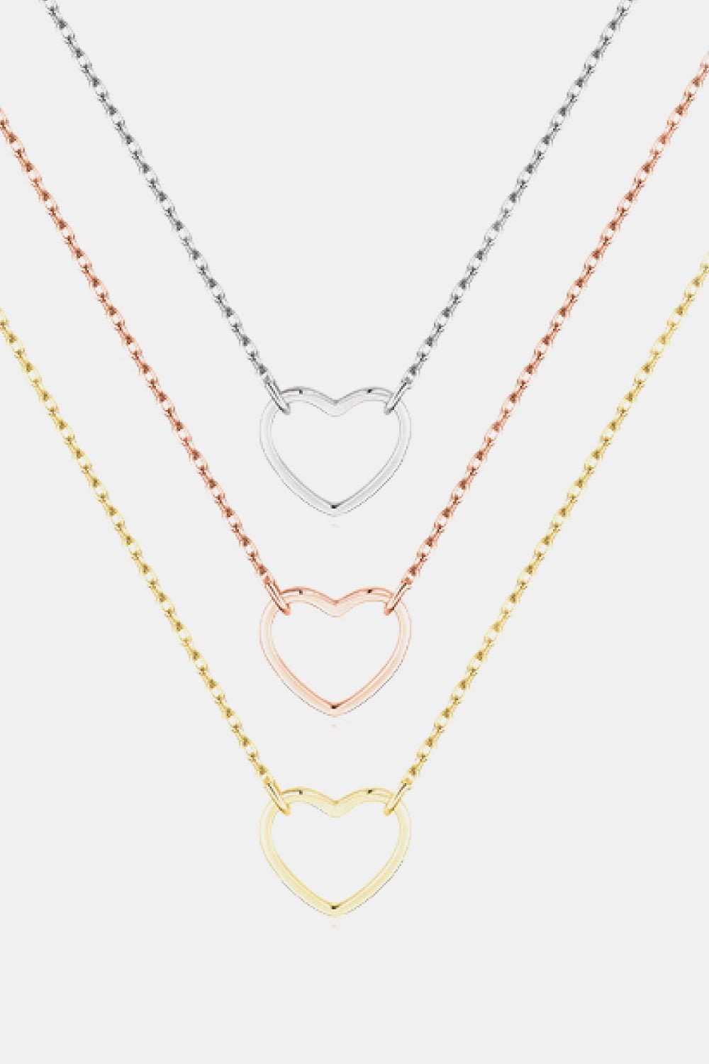 Heart Shape Pendant Necklace - Tangerine Goddess