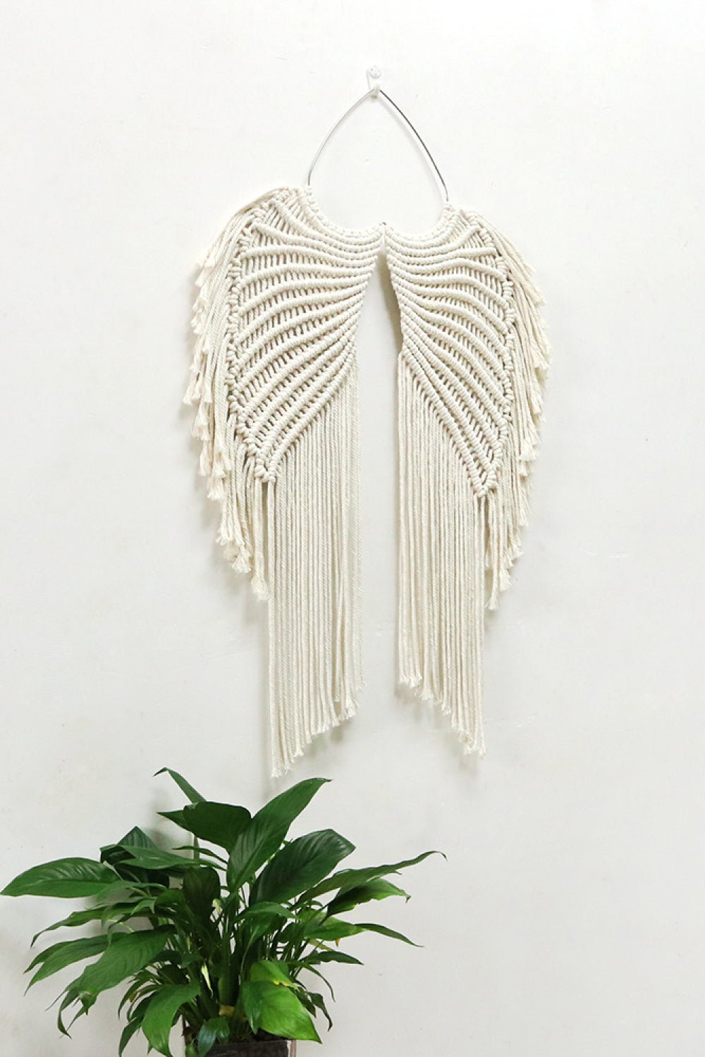 Macrame Angel Wings Wall Hanging - Tangerine Goddess