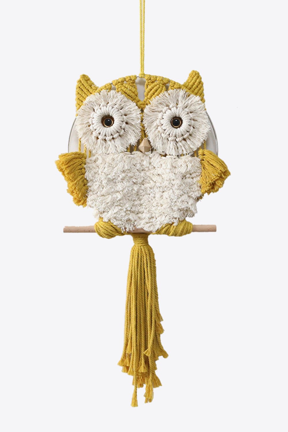 Owl Macrame Wall Hanging - Tangerine Goddess